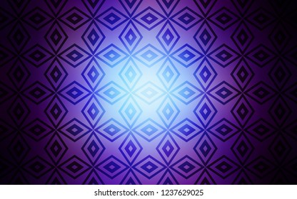 Dark Pink, Blue vector backdrop with rectangles, squares. Decorative design in abstract style with rectangles. Modern template for your landing page.