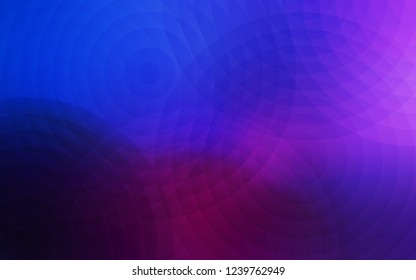 Dark Pink, Blue vector backdrop with dots. Glitter abstract illustration with blurred drops of rain. Pattern can be used for ads, leaflets.