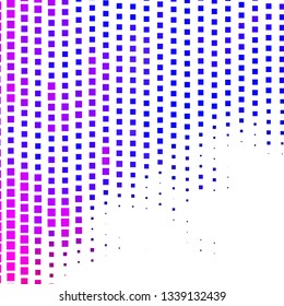 Dark Pink, Blue vector backdrop with rectangles. Abstract gradient illustration with rectangles. Pattern for websites, landing pages.