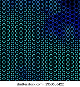 Dark Pink, Blue vector backdrop with circles. Glitter abstract illustration with colorful drops. Pattern for websites, landing pages.