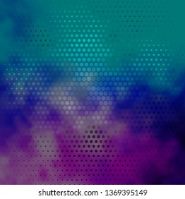 Dark Pink, Blue vector backdrop with circles. Abstract colorful disks on simple gradient background. New template for your brand book.