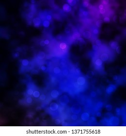 Dark Pink, Blue vector backdrop with circles. Colorful illustration with gradient dots in nature style. Pattern for business ads.
