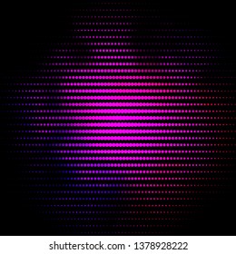 Dark Pink, Blue vector backdrop with circles. Colorful illustration with gradient dots in nature style. Pattern for business ads.