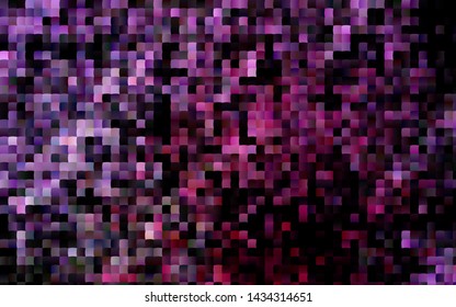 Dark Pink, Blue vector backdrop with rectangles, squares. Abstract gradient illustration with rectangles. Pattern for commercials.