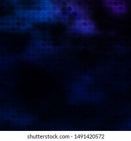 Dark Pink, Blue vector backdrop with rectangles. Abstract gradient illustration with colorful rectangles. Template for cellphones.