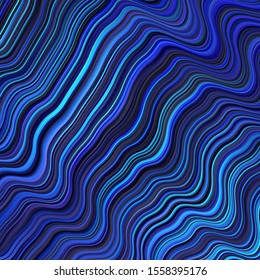 Dark Pink, Blue vector backdrop with curves. Bright sample with colorful bent lines, shapes. Smart design for your promotions.