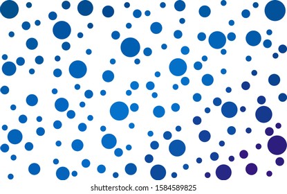 Dark Pink, Blue vector  backdrop with dots. Beautiful colored illustration with blurred circles in nature style. Design for poster, banner of websites.