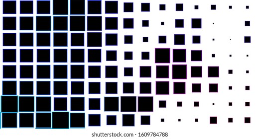 Dark Pink, Blue vector backdrop with rectangles. Modern design with rectangles in abstract style. Best design for your ad, poster, banner.