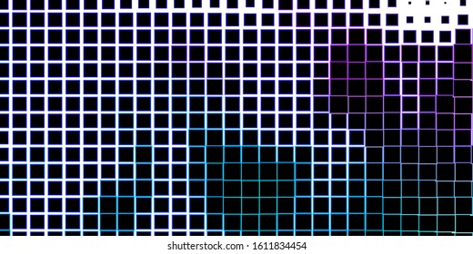 Dark Pink, Blue vector backdrop with rectangles. Illustration with a set of gradient rectangles. Pattern for websites, landing pages.