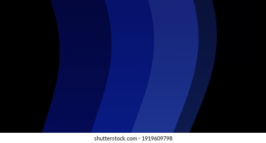 Dark Pink, Blue vector backdrop with circular arc. Colorful illustration in circular style with lines. Pattern for booklets, leaflets.