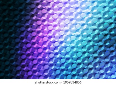 Dark Pink, Blue vector backdrop with dots. Abstract illustration with colored bubbles in nature style. Pattern for ads, leaflets.