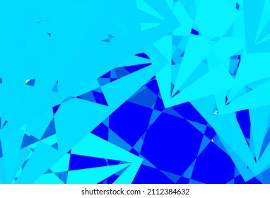 Dunkelrosa, blauer Vektorhintergrund mit Dreiecken, Linien. Hervorragende abstrakte Illustration mit einer Reihe von bunten Dreiecken. Design für Ihre Bildschirmhintergründe.