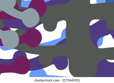 Dark Pink, Blue vector backdrop with memphis shapes. Illustration with colorful gradient shapes in abstract style. Simple design for your web site.