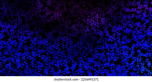 Dark pink, blue vector backdrop with chaotic shapes. Colorful illustration with simple gradient shapes. Smart design for your business.