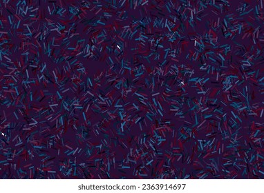 Dark pink, blue vector backdrop with long lines. Modern geometrical abstract illustration with staves. Best design for your ad, poster, banner.