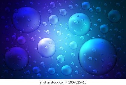 Dark Pink, Blue vector background with dots. Beautiful colored illustration with blurred circles in nature style. The pattern can be used for aqua ad, booklets.