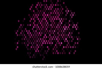Dark Pink, Blue vector background of rectangles and squares. Style quilt and blanket. Geometrical rectangular pattern. Repeating pattern with rectangle shapes.