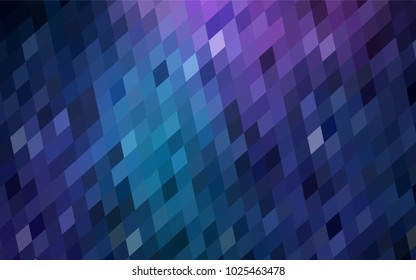Dark Pink, Blue vector background of rectangles and squares. Style quilt and blanket. Geometrical rectangular pattern. Repeating pattern with rectangle shapes.