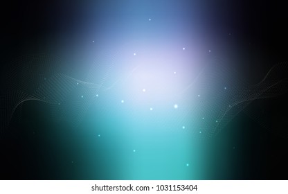 Dark Pink, Blue vector background with bubbles. Blurred decorative design in abstract style with bubbles. Pattern can be used as texture of water, rain drops.