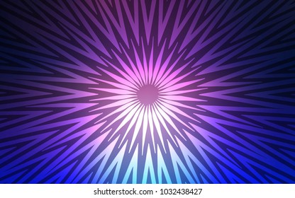 Dark Pink, Blue vector background with straight lines. Decorative shining illustration with lines on abstract template. Pattern for your busines websites.