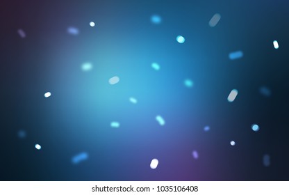 Dark Pink, Blue vector background with xmas snowflakes. Modern geometrical abstract illustration with crystals of ice. The pattern can be used for new year leaflets.