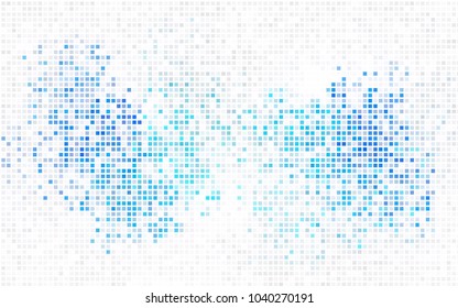 Dark Pink, Blue vector background of rectangles and squares. Style quilt and blanket. Geometrical rectangular pattern. Repeating pattern with rectangle shapes.