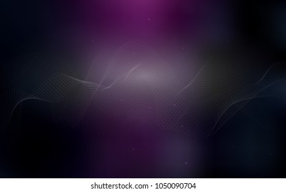 Dark Pink, Blue vector background with bubbles. Abstract illustration with colored bubbles in nature style. New design for ad, poster, banner of your website.