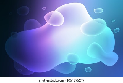 Dark Pink, Blue vector background with bent lines. Creative geometric illustration in memphis style with gradient. Pattern for your business design.