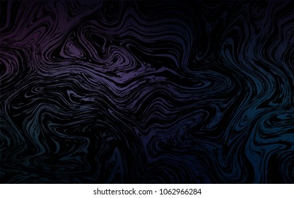 Dark Pink, Blue vector background with liquid shapes. Brand-new colored illustration in marble style with gradient. New composition for your brand book.