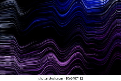 Dark Pink, Blue vector background with bubble shapes. Blurred geometric sample with gradient bubbles.  New composition for your brand book.