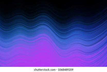 Dark Pink, Blue vector background with bent ribbons. Brand-new colored illustration in marble style with gradient. Marble style for your business design.