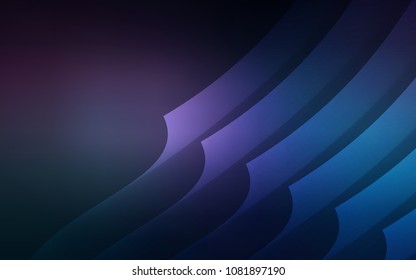 Dark Pink, Blue vector background with straight lines. Shining colored illustration with sharp stripes. Template for your beautiful backgrounds.