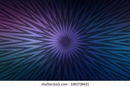 Dark Pink, Blue vector background with straight lines. Decorative shining illustration with lines on abstract template. Best design for your ad, poster, banner.