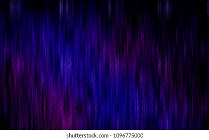 Dark Pink, Blue vector background with bent lines. A completely new color illustration in marble style. A completely new template for your business design.