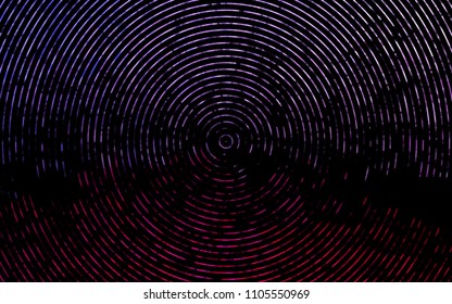 Dark Pink, Blue vector background with bent ribbons. Creative illustration in halftone marble style with gradient. A completely new marble design for your business.