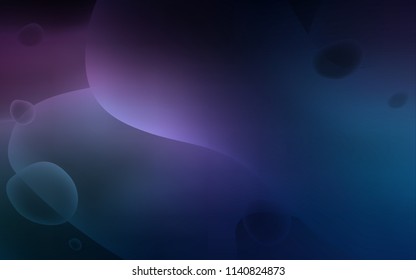 Dark Pink, Blue vector background with bent lines. Creative geometric illustration in memphis style with gradient. The template for cell phone backgrounds.