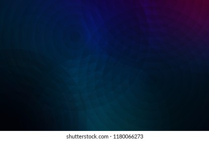 Dark Pink, Blue vector background with bubbles. Modern abstract illustration with colorful water drops. Beautiful design for your business advert.