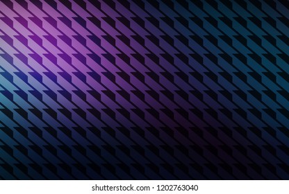 Dark Pink, Blue vector background with straight lines. Shining colored illustration with sharp stripes. Template for your beautiful backgrounds.