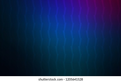 Dark Pink, Blue vector background with straight lines. Blurred decorative design in simple style with lines. Template for your beautiful backgrounds.