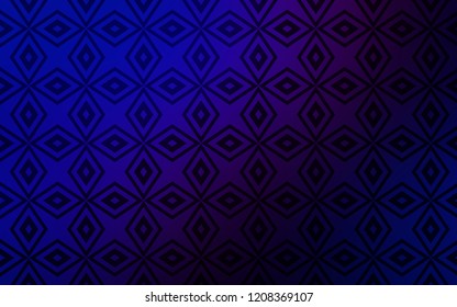 Dark Pink, Blue vector background with rectangles. Glitter abstract illustration with rectangular shapes. Pattern for busines ad, booklets, leaflets