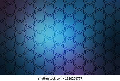 Dark Pink, Blue vector background with straight lines. Shining colored illustration with sharp stripes. Smart design for your business advert.