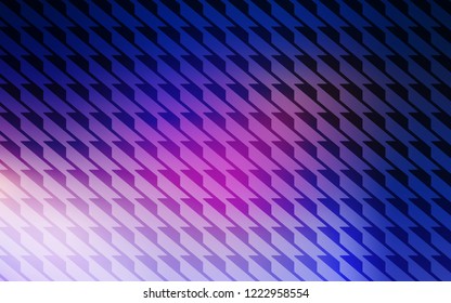 Dark Pink, Blue vector background with straight lines. Colorful shining illustration with lines on abstract template. Template for your beautiful backgrounds.