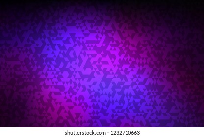 Dark Pink, Blue vector background with triangles. Beautiful illustration with triangles in nature style. The template can be used as a background.