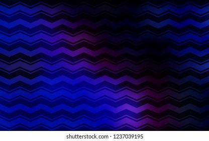 Dark Pink, Blue vector background with straight lines. Modern geometrical abstract illustration with Lines. Pattern for your busines websites.