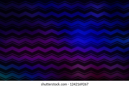Dark Pink, Blue vector background with straight lines. Colorful shining illustration with lines on abstract template. Pattern for your busines websites.