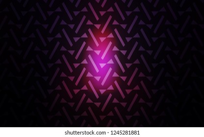 Dark Pink, Blue vector background with triangles, lines. Abstract gradient illustration with triangles, lines. Pattern for websites.