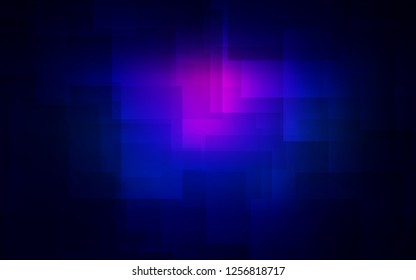 Dark Pink, Blue vector background with straight lines. Decorative shining illustration with lines on abstract template. The pattern for ad, booklets, leaflets.