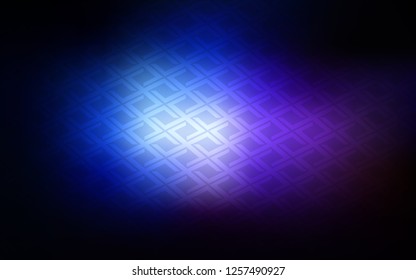 Dark Pink, Blue vector background with rectangles. Beautiful illustration with rectangles and squares. Pattern for commercials.