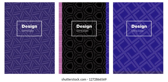 Dark Pink, Blue vector background for books. Booklet with textbox on colorful abstract background. Template for magazines, jurnals.