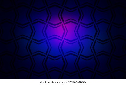 Dark Pink, Blue vector background with straight lines. Modern geometrical abstract illustration with Lines. Best design for your ad, poster, banner.